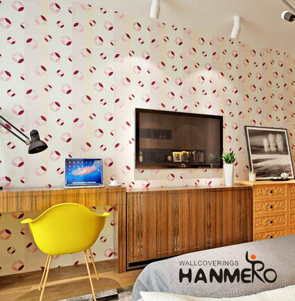 HANMERO PVC Modern Removable Wallpaper for Bedroom