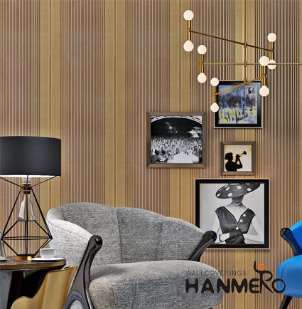 HANMERO Striped Removable Luxury Modern Wallpaper For Living Room