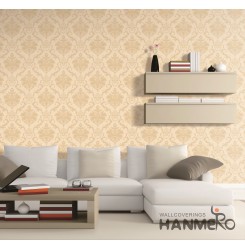 HANMERO European Gold Embossed Vinyl Wall Paper Murals 0.53*10M/roll Home Decor