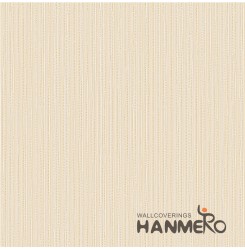 HANMERO Wall Decoration Modern PVC Foam Solid Yellow Room Interior Wallpaper