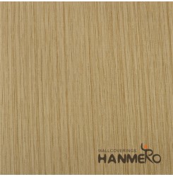 HANMERO Wall Decoration Modern PVC Foam Solid Brown Room Interior Wallpaper