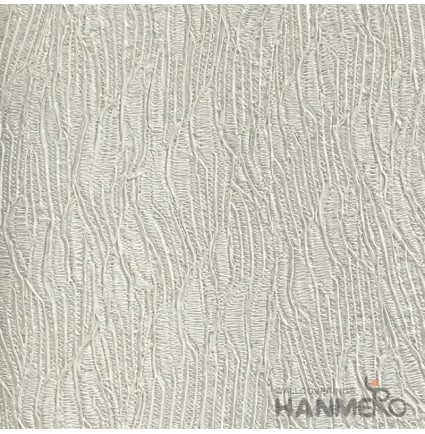 HANMERO Modern Deep Embossed PVC Silver Crack Wallpaper 580g 0.53*10M/Roll