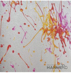 HANMERO Modern Color Ink PVC Inhibit Foaming Wallpaper Decoration For Wall