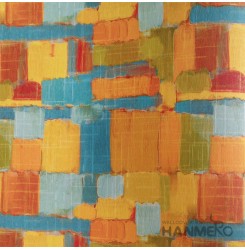 HANMERO Modern Abstract Oil Painting PVC Inhibit Foaming Wallpaper Decoration Fo...
