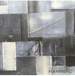 HANMERO New 3D PVC Foaming Retro Style Denim Wallpaper 0.53*10M/Roll With SGS