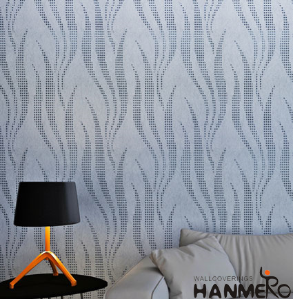 HANMERO Modern Argenteous Printed PVC Waterproof MCM Wallpaper 0.686*10M/roll Home Décor