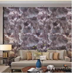 HANMERO Modern Brown Printed PVC Waterproof MCM Wallpaper 0.686*10M/roll Home D�...