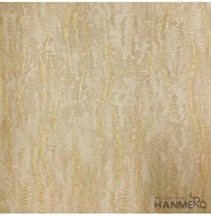  Hanmero Home Decoration Gold Simple Plain Color Modern Vinyl Embossed Wallpaper 0.53*10M/Roll