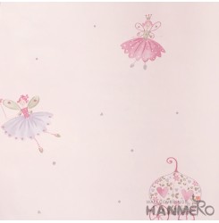 HANMERO Standard Carton PVC Wallpaper Modern Pink 0.53*10M/Roll For Room Wall