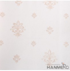 HANMERO European Vinyl Embossed Floral Pink Wallpaper For Bedding Living Room