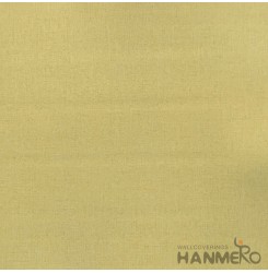 HANMERO Modern 0.53*10M/Roll PVC Wallpaper With Yellow Solid Embossed Surface