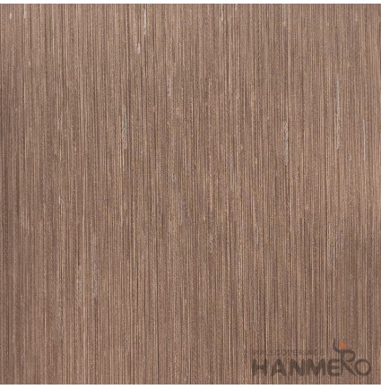 HANMERO Modern 0.53*10M/Roll PVC Wallpaper With Brown Solid Embossed Surface