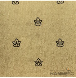 HANMERO Modern 0.53*10M/Roll PVC Wallpaper With Yellow Floral Embossed Surface