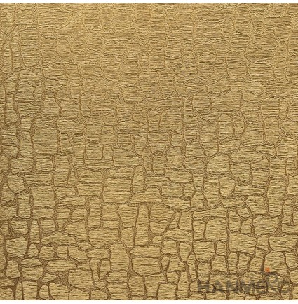 HANMERO Modern 0.53*10M/Roll PVC Wallpaper With Gold Crack Embossed Surface