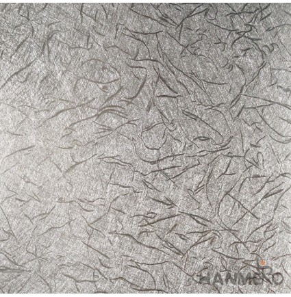 ANMERO PVC Modern Silver Metallic Wallpaper For Interior Wall Decor