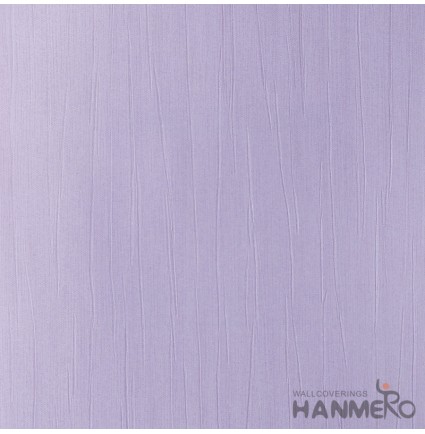 HANMERO Modern Embossed Light Purple Vinyl Wallpaper With Solid For Interior Wall