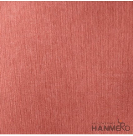 HANMERO Modern Embossed Orange Vinyl Wallpaper With Solid For Interior Wall