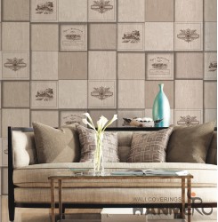 Hanmero Modern 3D Brick Pale Embossed PVC Wallpaper 0.53*10M/roll Interior Home