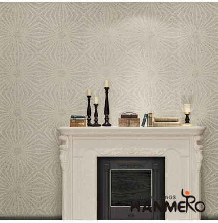 HANMERO Modern Style High Quality and Eco-friendly Plant Fiber Particle wallpaper with Bronzing Technology from China Manufacture