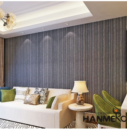 HANMERO High-end 0.53*10m/Roll Plant Fiber Particle Home Wallpaper Factory Manufacturer from China