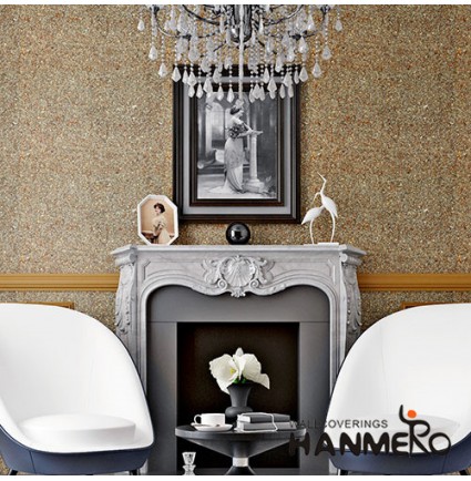 HANMERO Modern Luxury Stone Textured Mica Wallpaper from Chinese Supplier for Sale