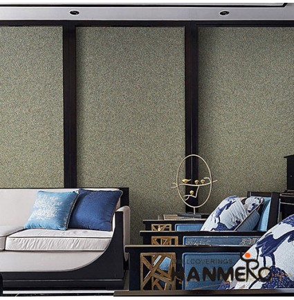 HANMERO New High-end Plant Fiber Particle Wallpaper 0.53 * 10m/Roll for Living Room Bedroom Walls