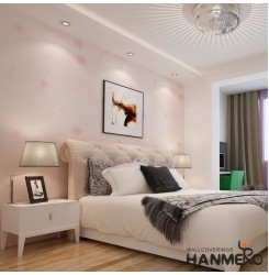 HANMERO Rural Style Long Murals Dandelion Pattern Cozy Non-woven Wallpaper Rolls for Living Bedroom Study - Light Pink