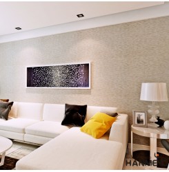 HANMERO Wallcoverings Deep Embossed Modern Solid Textured Luxury 3D Wallpaper Rolls For Living Room Bedroom Walls Gray