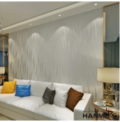 HANMERO Modern Minimalist Peel and Sticker Wallpaper Decal Murals Roll for Living Bedroom Home Decor (gray)