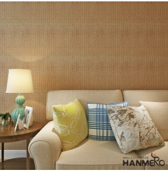 HANMERO Vintage Imitation Wood Grain Grass Mat Peel and Stick Wall paper Murals Stickers,1.48ft x 6.56ft/roll,Home Decor